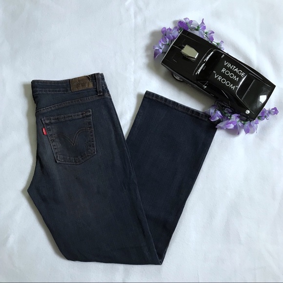 Levi's Denim - Levi’s 515 Boot Cut Dark Wash Mid Rise Jeans 8